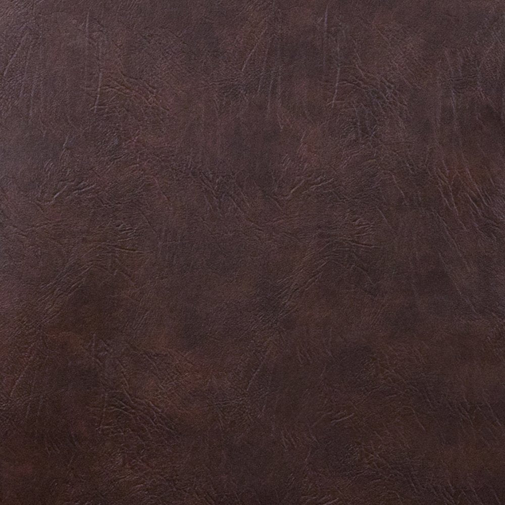 Crown Back Stacking Banquet Chair in Brown Vinyl - Copper Vein Frame