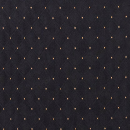 Crown Back Stacking Banquet Chair in Black Patterned Fabric - Gold Vein Frame