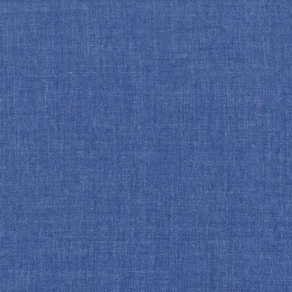21''W Church Chair in Blue Fabric with Cup Book Rack - Gold Vein Frame