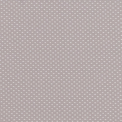 21''W Church Chair in Gray Dot Fabric - Silver Vein Frame