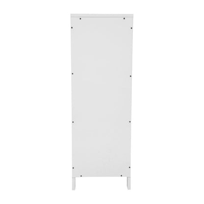 Farmhouse Bathroom Storage Organizer with Drawers, White