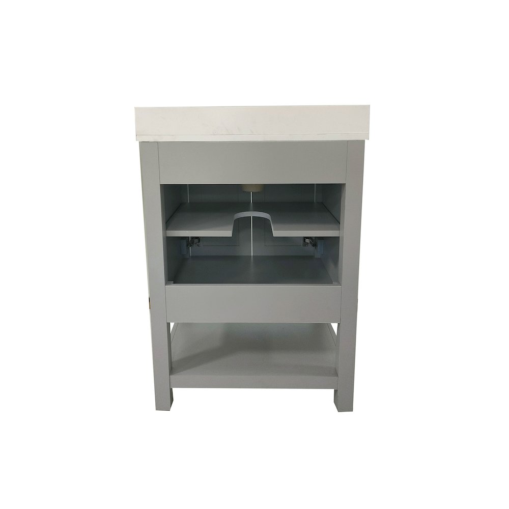 24 Inch Contemporary Bathroom Vanity with Sink Combo