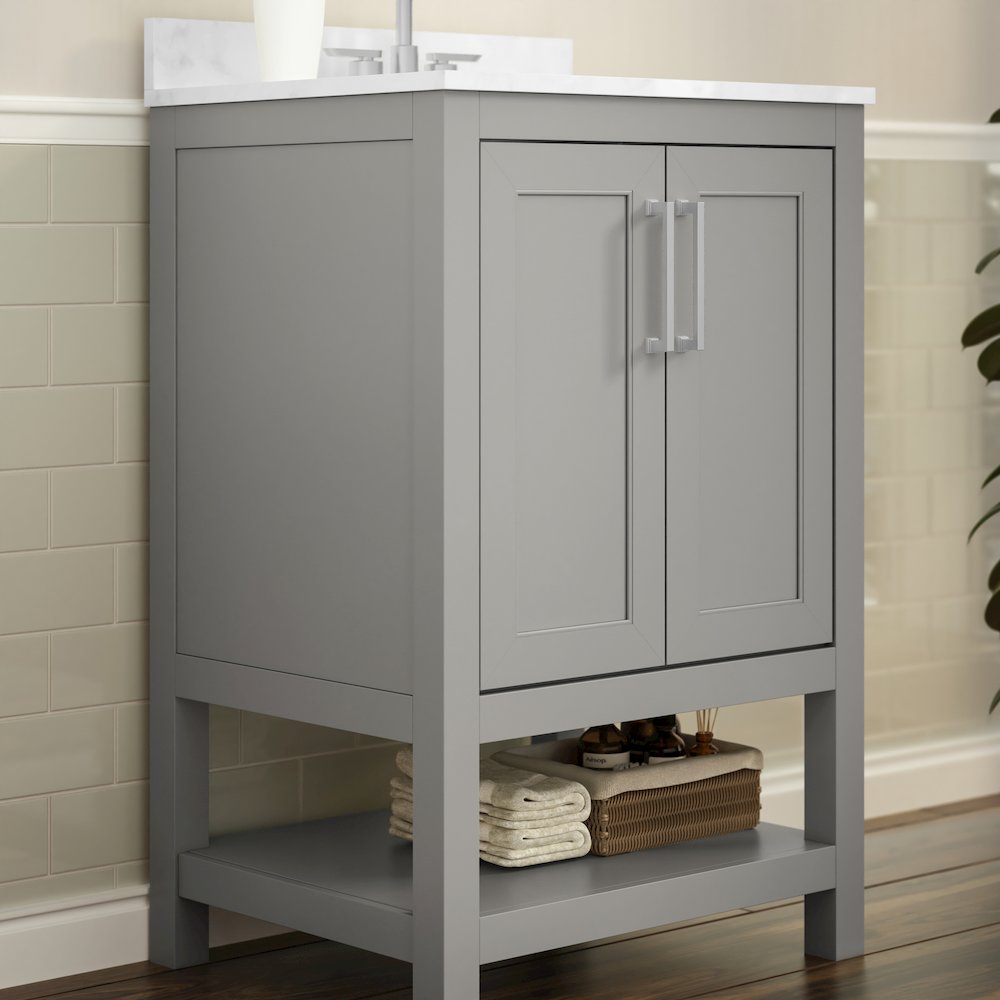 24 Inch Contemporary Bathroom Vanity with Sink Combo