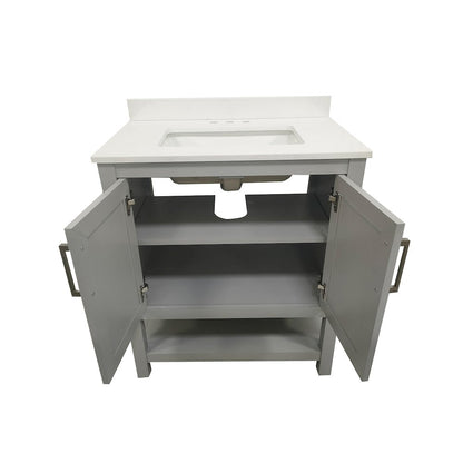 30 Inch Contemporary Bathroom Vanity with Sink Combo