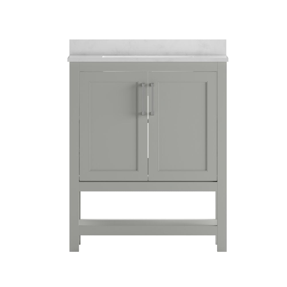 30 Inch Contemporary Bathroom Vanity with Sink Combo
