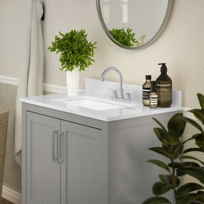 30 Inch Contemporary Bathroom Vanity with Sink Combo