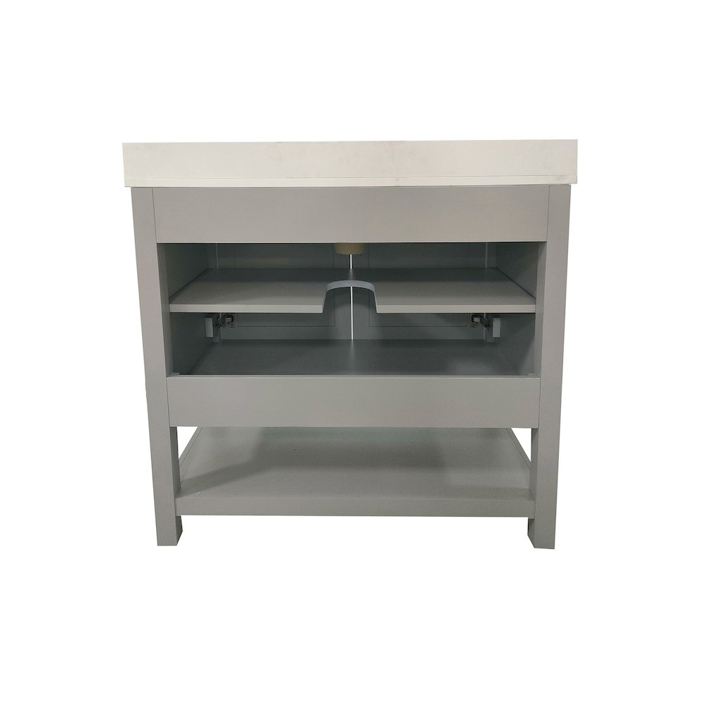 36 Inch Contemporary Bathroom Vanity with Sink Combo