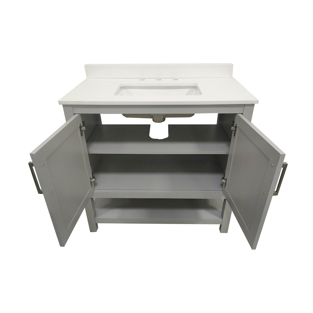 36 Inch Contemporary Bathroom Vanity with Sink Combo