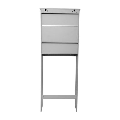 Modern Over the Toilet Bathroom Storage Cabinet Organizer, Gray