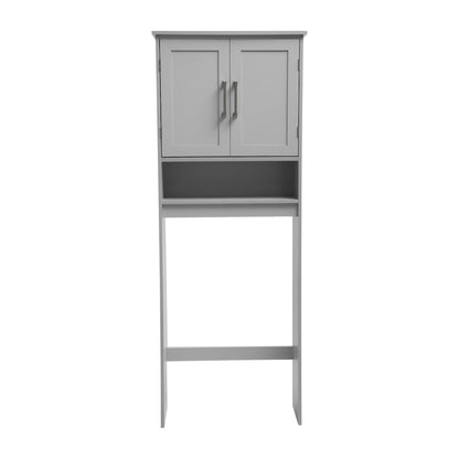 Modern Over the Toilet Bathroom Storage Cabinet Organizer, Gray