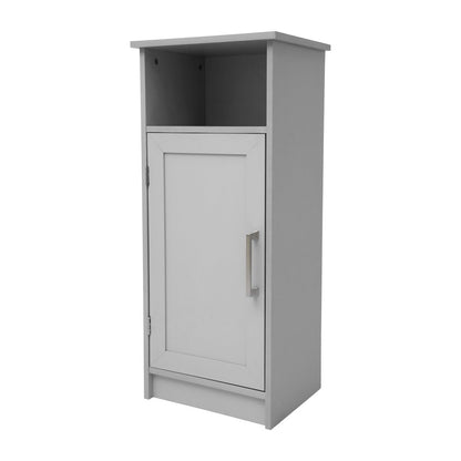Modern Freestanding Bathroom Storage Cabinet Organizer, Gray