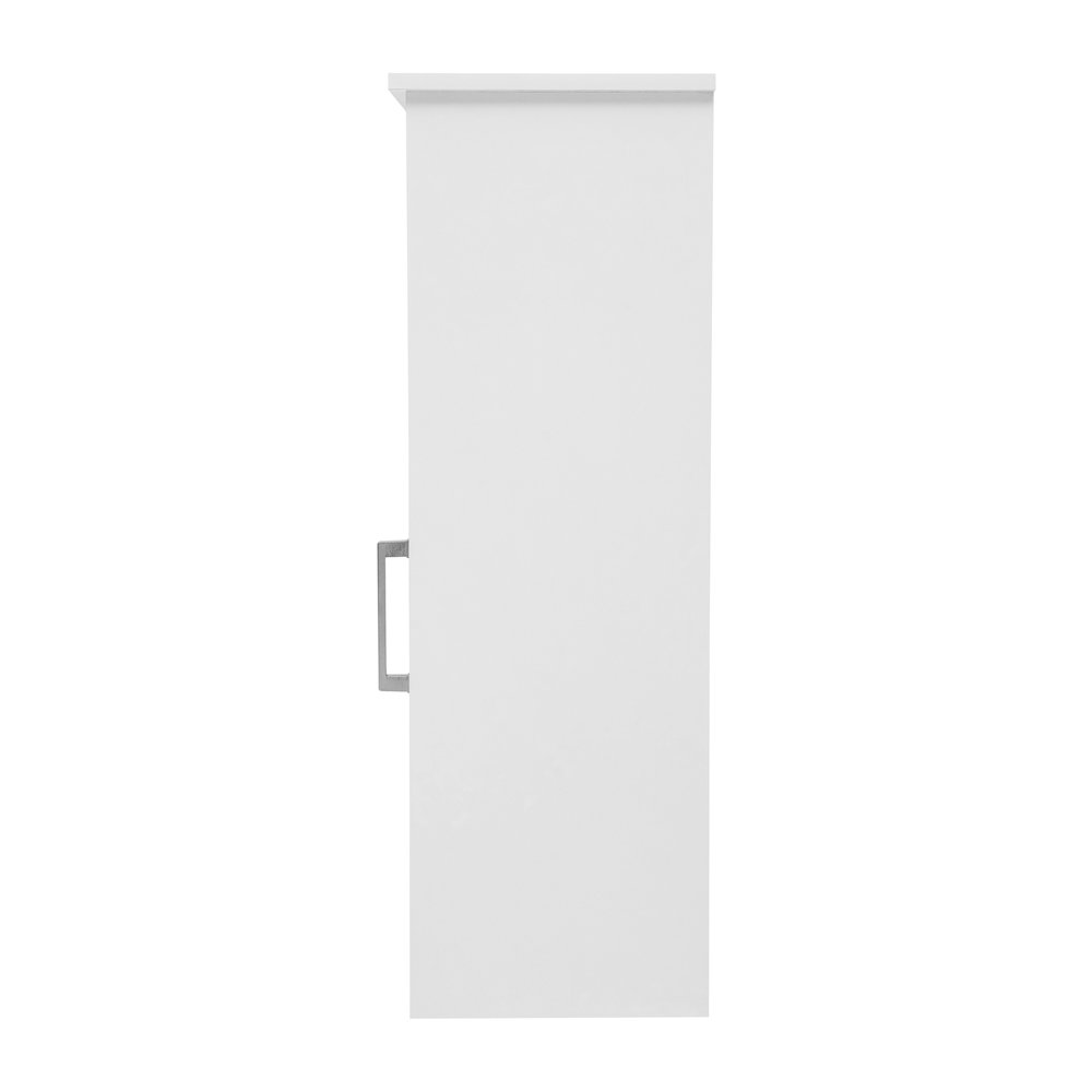 Modern Freestanding Bathroom Storage Cabinet Organizer, White