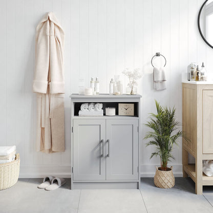 Modern Bathroom Storage Cabinet Organizer, Gray