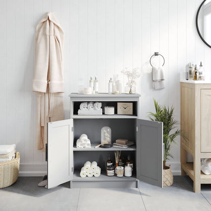 Modern Bathroom Storage Cabinet Organizer, Gray