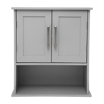 Modern Wall Mounted Bathroom Medicine Cabinet, Gray