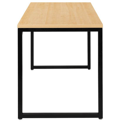 Office Computer Desk and Home Office Desk - 47" Long (Maple/Black)