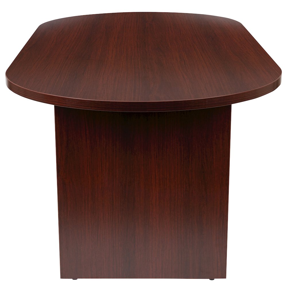 6 Foot (72 inch) Oval Conference Table in Mahogany
