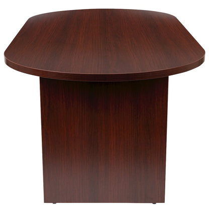 6 Foot (72 inch) Oval Conference Table in Mahogany