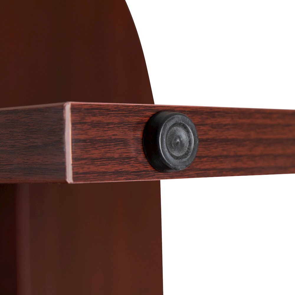 6 Foot (72 inch) Oval Conference Table in Mahogany