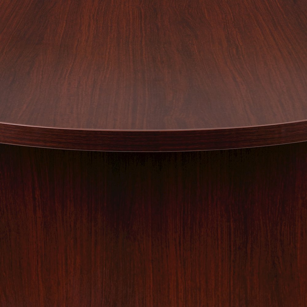 6 Foot (72 inch) Oval Conference Table in Mahogany
