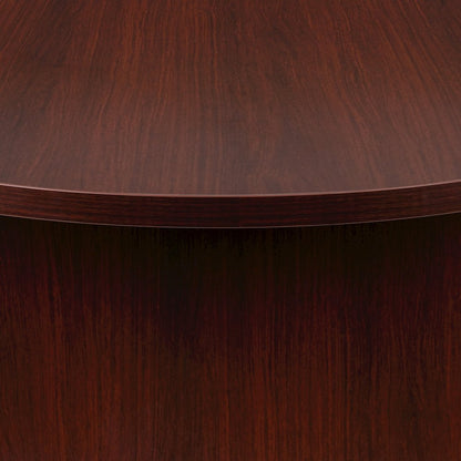 6 Foot (72 inch) Oval Conference Table in Mahogany