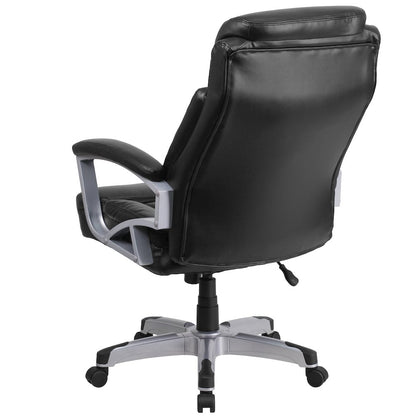 Big & Tall 500 lb. Rated Black Executive Swivel Ergonomic Office Chair with Arms