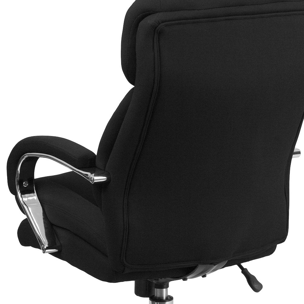 24/7 Intensive Use 500 lb. Rated Black Fabric Executive Office Chair