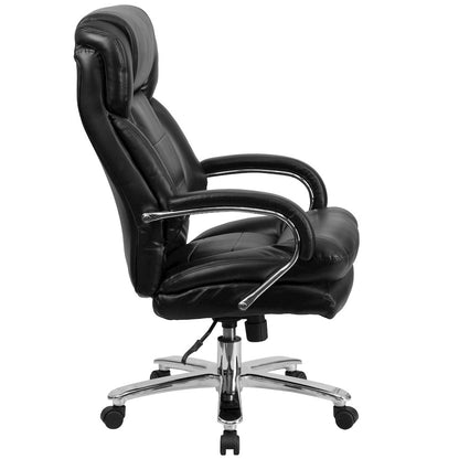 Big & Tall Office Chair | Black Swivel Executive Desk Chair with Wheels