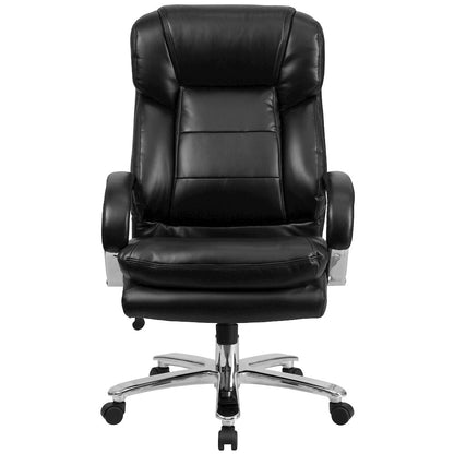 Big & Tall Office Chair | Black Swivel Executive Desk Chair with Wheels