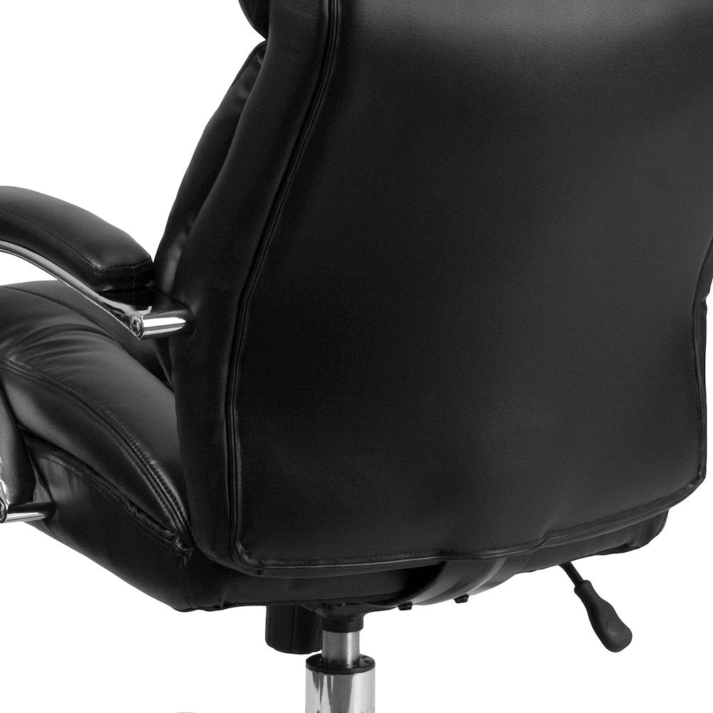 Big & Tall Office Chair | Black Swivel Executive Desk Chair with Wheels