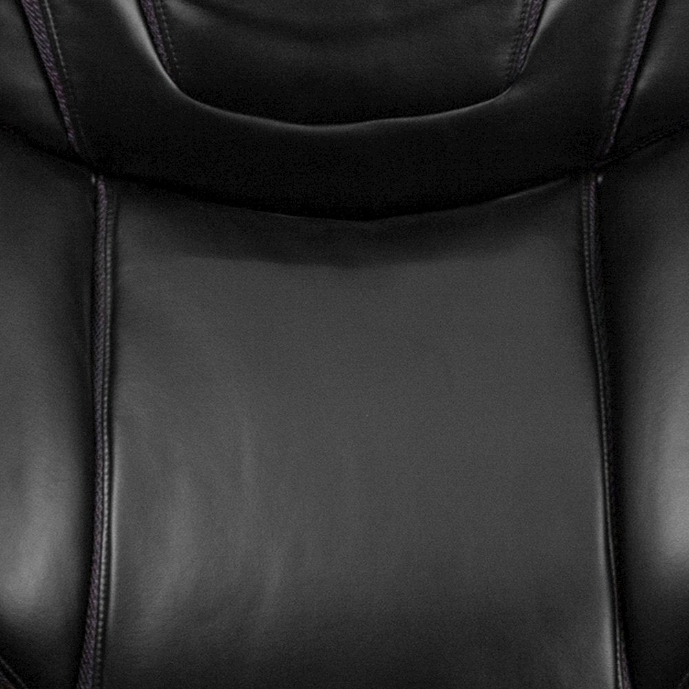 500 lb. Rated Black Executive Swivel Office Chair with Extra Wide Seat