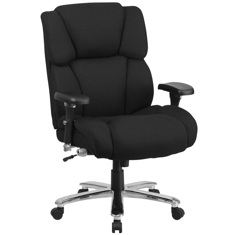 Executive Ergonomic Office Chair with Lumbar Knob and Tufted Headrest