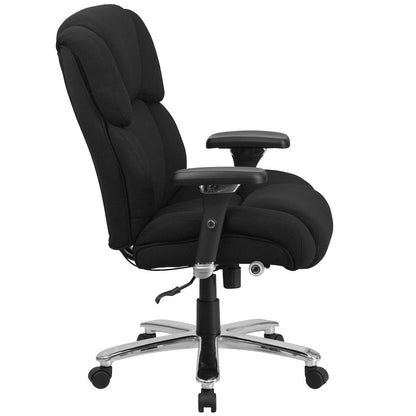 Executive Ergonomic Office Chair with Lumbar Knob and Tufted Headrest