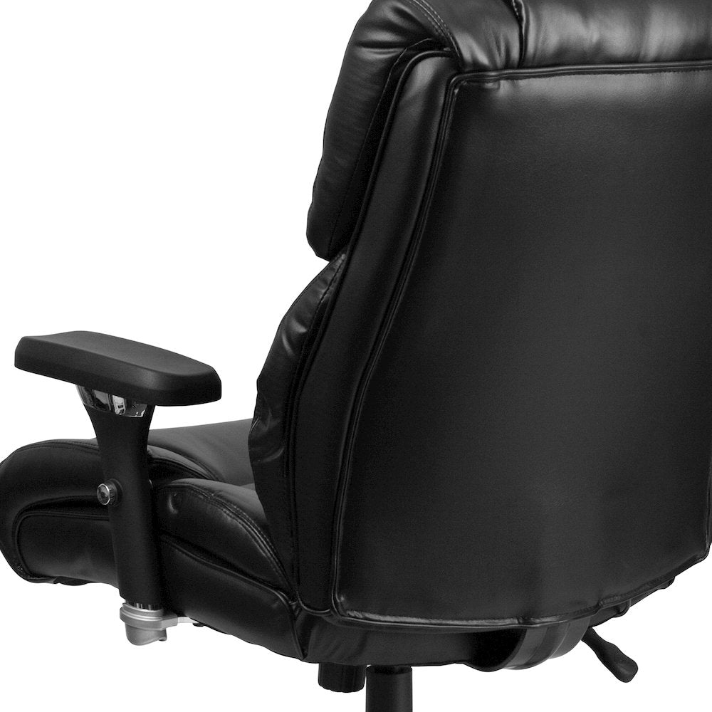 24/7 Intensive Use Big & Tall 400 lb. Rated Black Executive Lumbar Office Chair
