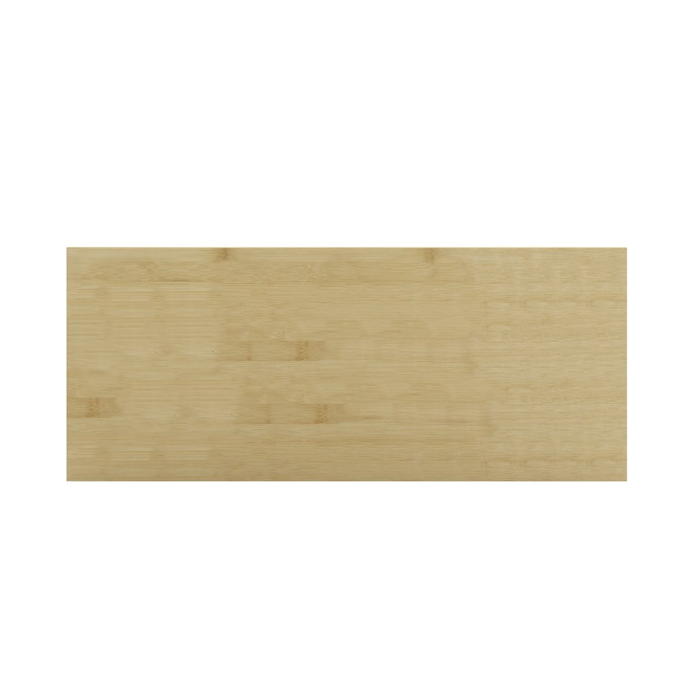 Wall Mounted 24 in Solid Pine Wood Storage Rack with Upper Shelf, Bamboo