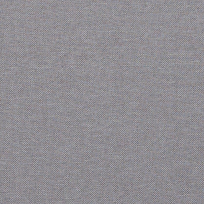 Upholstered Twin Size Headboard with Accent Nail Trim in Light Gray Fabric