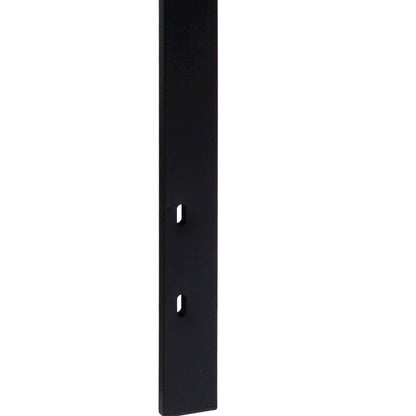 Tufted Upholstered Queen Size Headboard in Black Fabric