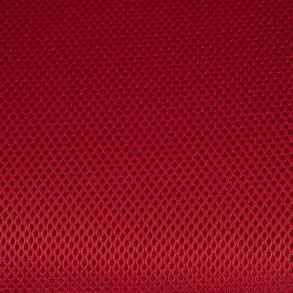 High Back Red Mesh Ergonomic Swivel Office Chair with Black Frame and Flip-up Arms