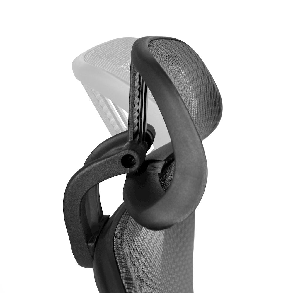 Mesh Office Chair with 2-to-1 Synchro-Tilt,  Adjustable Pivot Arms in Gray