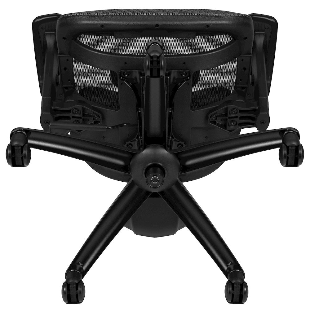 Mesh Office Chair with 2-to-1 Synchro-Tilt,  Adjustable Pivot Arms in Gray