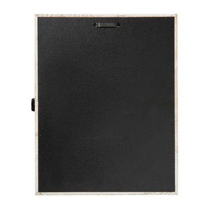 Contemporary 11 x 14 Shadow Box Display Case with 8 Push Pins, White Wash