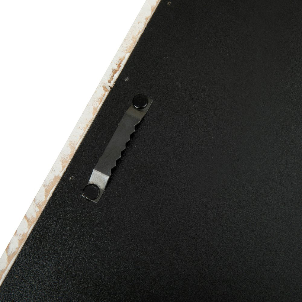 Contemporary 11 x 14 Shadow Box Display Case with 8 Push Pins, White Wash
