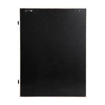Contemporary 18 x 24 Shadow Box Display Case with 8 Push Pins, White Wash