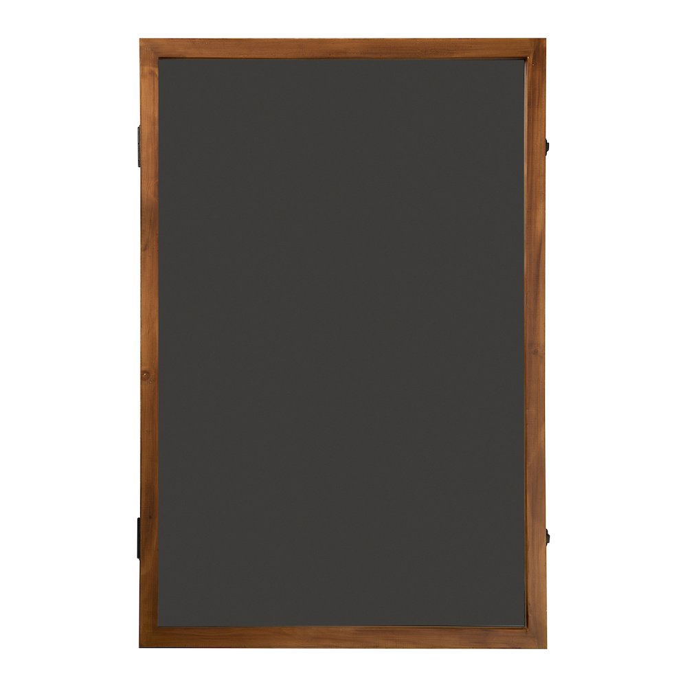 Contemporary 24 x 36 Lockable Jersey Display Case, Rustic Brown