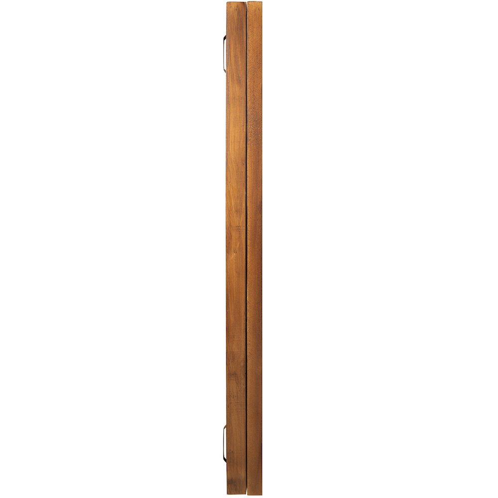 Contemporary 24 x 36 Lockable Jersey Display Case, Rustic Brown