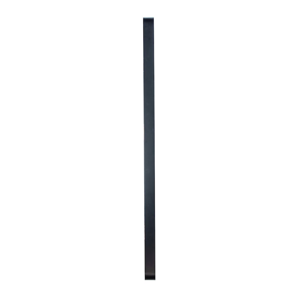 Ava 48" x 30" Metal Deep Framed Wall Mirror - Large Accent Mirror, Black