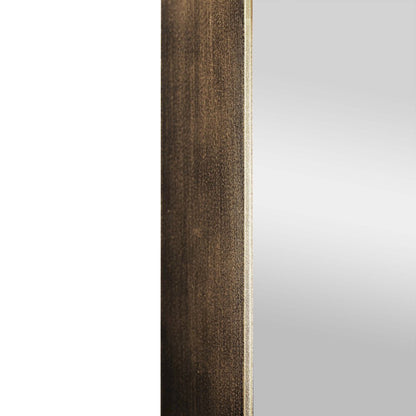 Ava 48" x 30" Metal Deep Framed Wall Mirror - Large Accent Mirror, Bronze