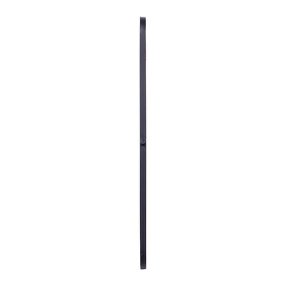 Finlay 35" x 27" Metal Pivot Wall Mirror - Large Accent Vanity Mirror, Black