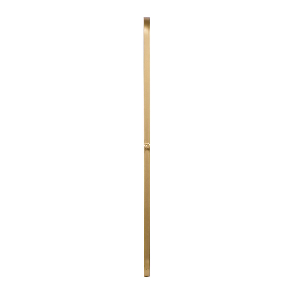 Finlay 35" x 27" Metal Pivot Wall Mirror - Large Accent Vanity Mirror, Gold