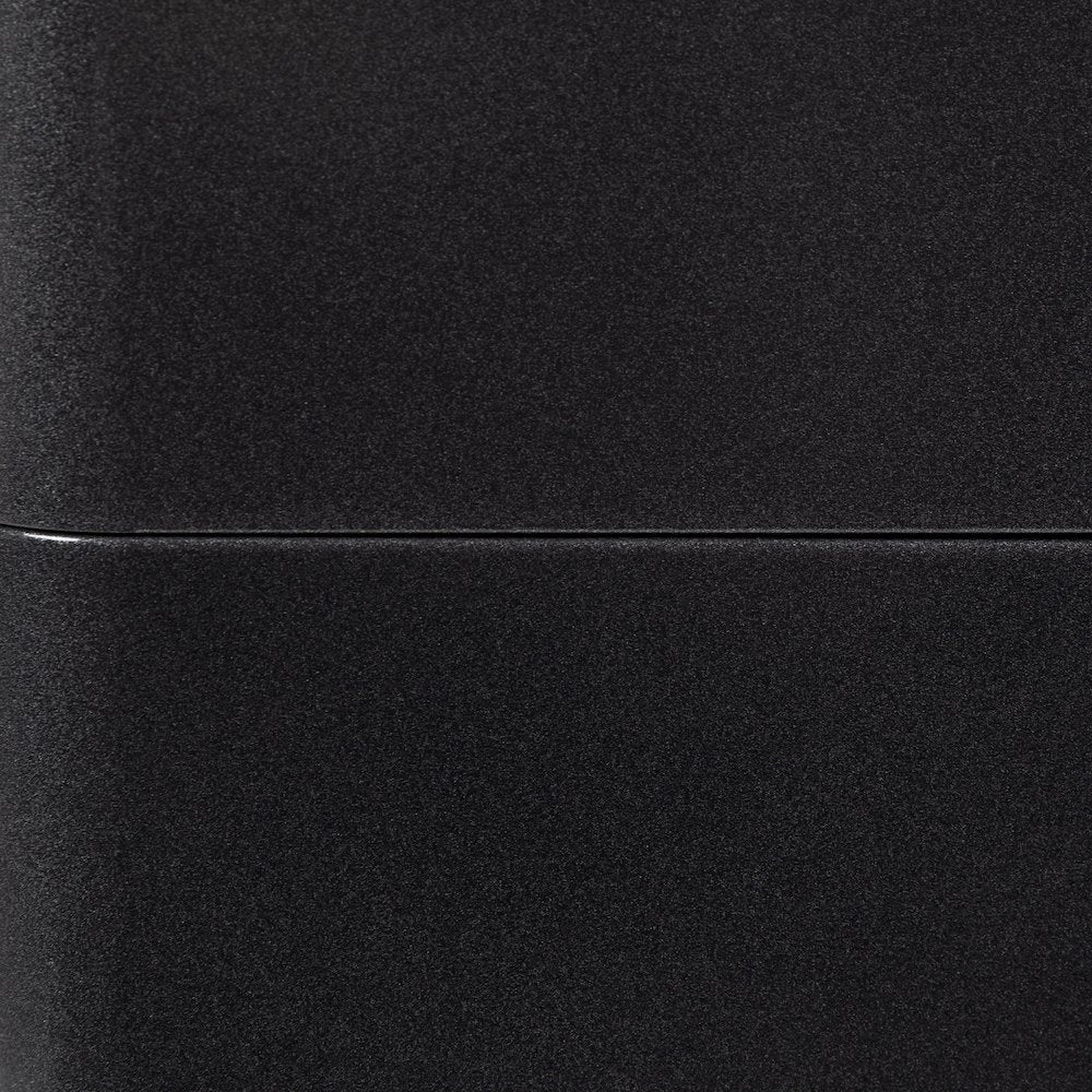 3-Drawer Mobile Locking Filing Cabinet with Anti-Tilt Mechanism, Black